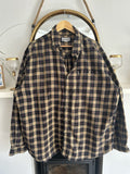 Carhartt Black And Yellow Check Heavyweight Cotton Shirt, Size XXL