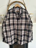 Carhartt Grey And White Check Long-Sleeved Heavyweight Shirt, Size XXL